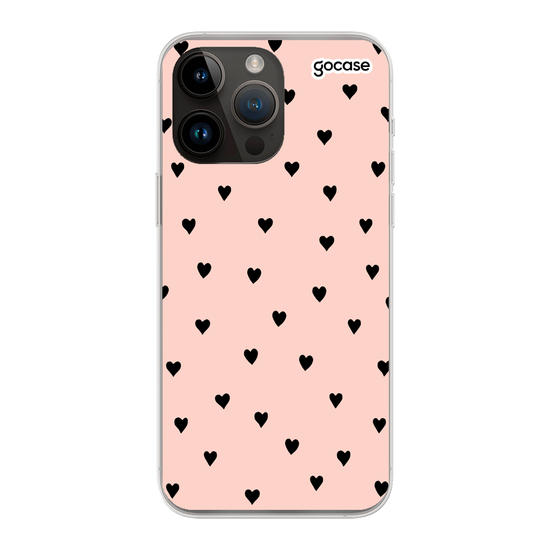 Black Hearts Rose Phone Case