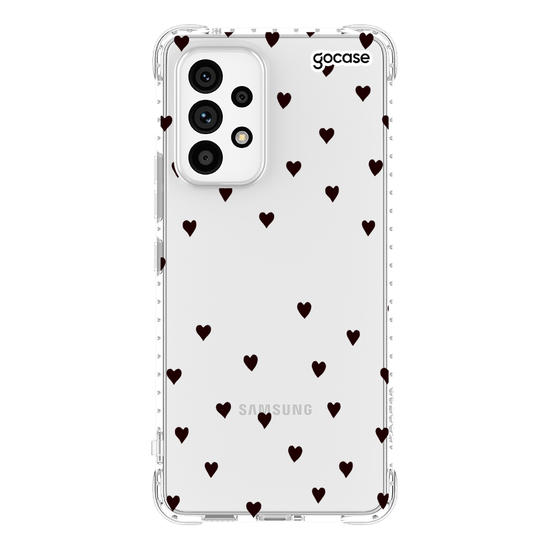 Capinha para celular Black Hearts Manuscrita