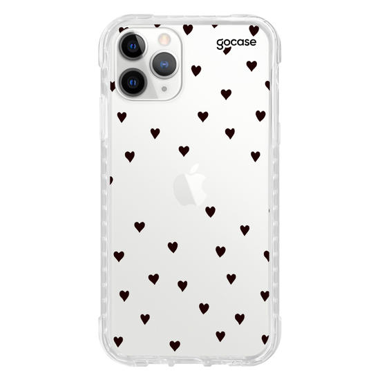 Capinha para celular Black Hearts Manuscrita
