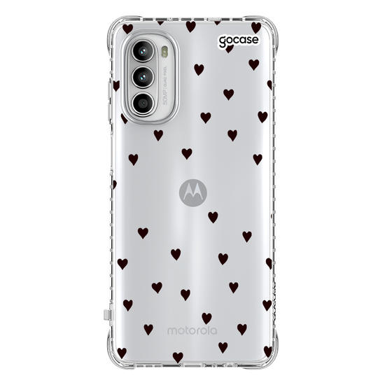 Capinha para celular Black Hearts Manuscrita