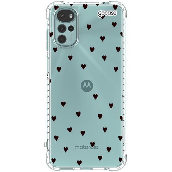 Capinha para celular Black Hearts Manuscrita