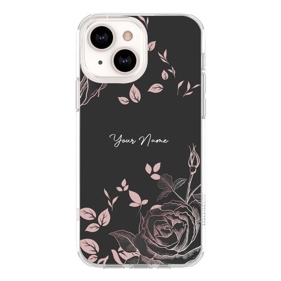 Black Rosé Customizable Phone Case
