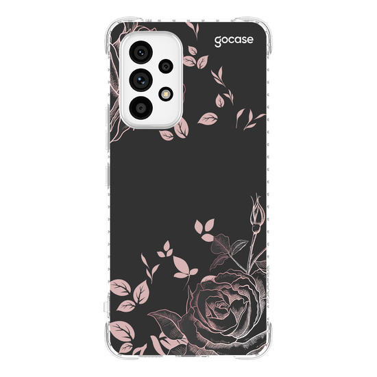 Capinha para celular Black Rosé Personalizada