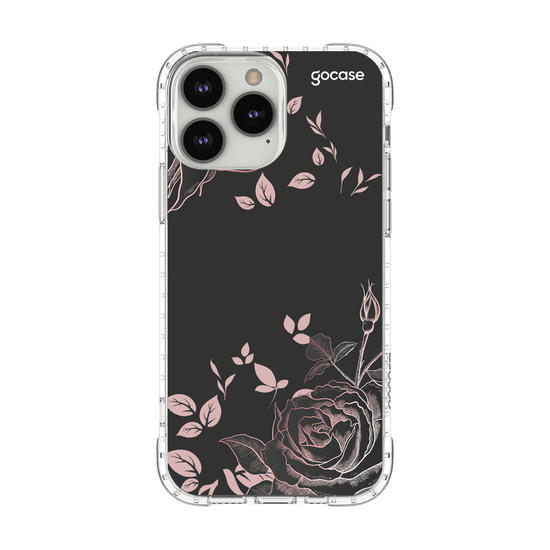 Capinha para celular Black Rosé Personalizada
