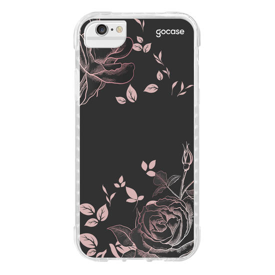Capinha para celular Black Rosé Personalizada