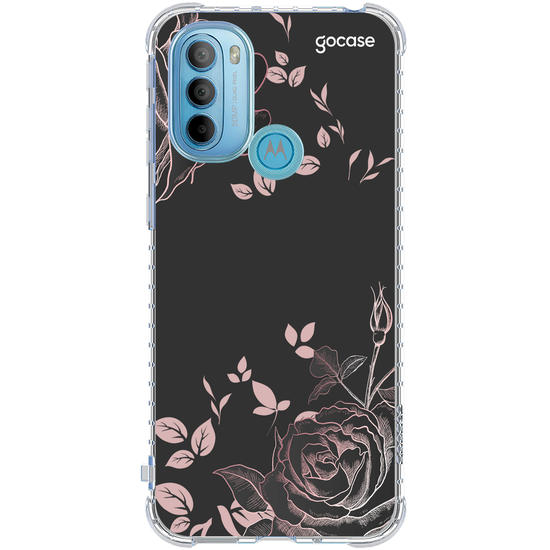 Capinha para celular Black Rosé Personalizada
