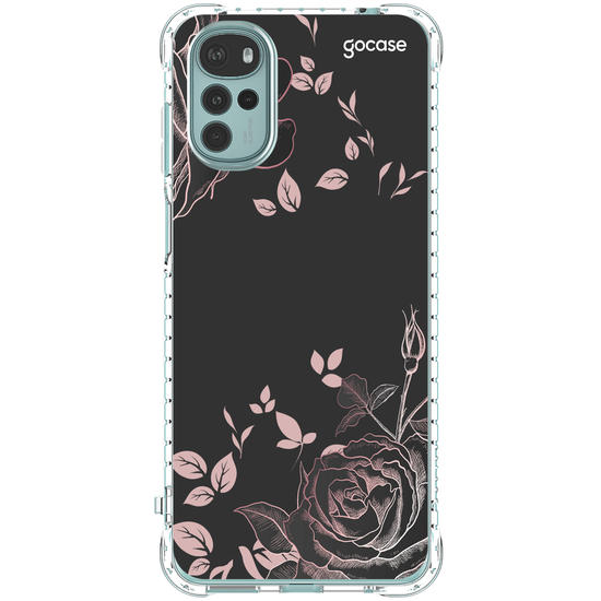 Capinha para celular Black Rosé Personalizada