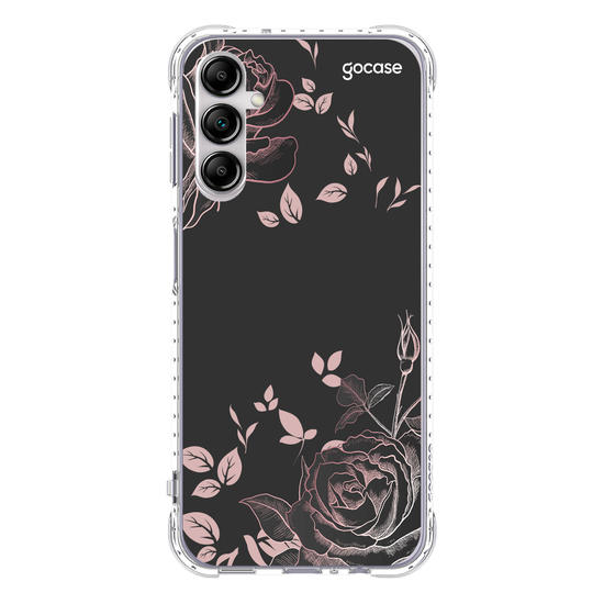 Capinha para celular Black Rosé Personalizada