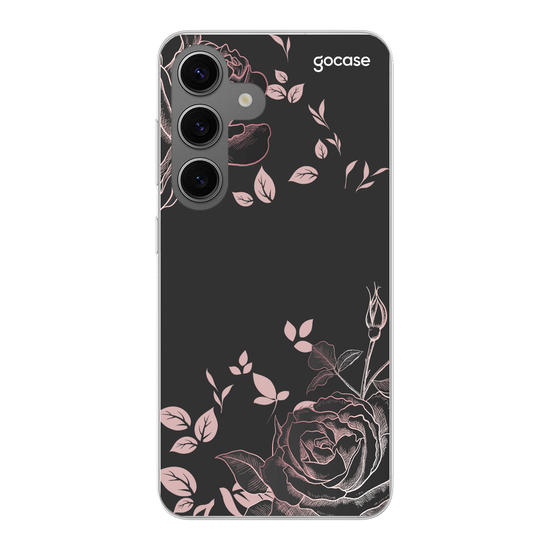 Black Rosé Customizable Phone Case