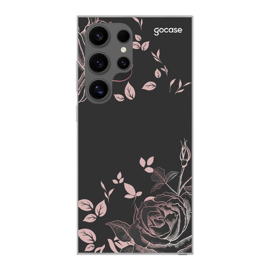 Black Rosé Customizable Phone Case