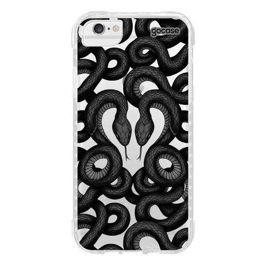 Capinha para celular  Black Snake Pattern