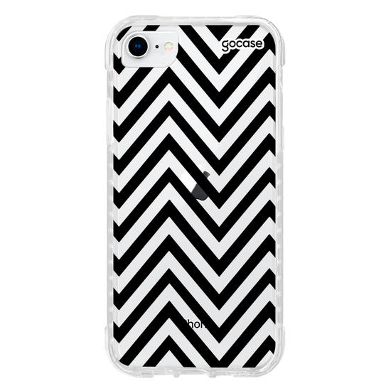Capinha para celular Black Listras