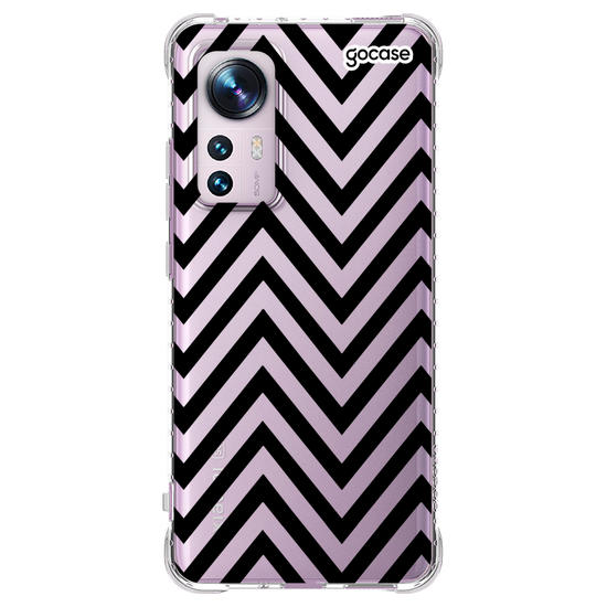 Capinha para celular Black Listras