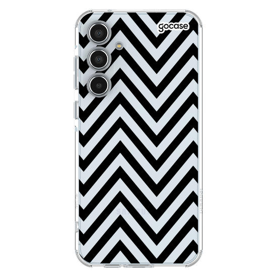 Capinha para celular Black Listras