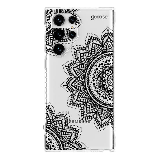 Capinha para celular Black Mandala