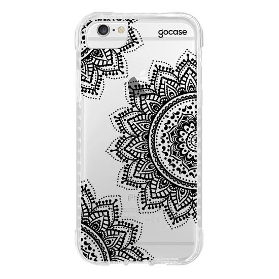 Capinha para celular Black Mandala