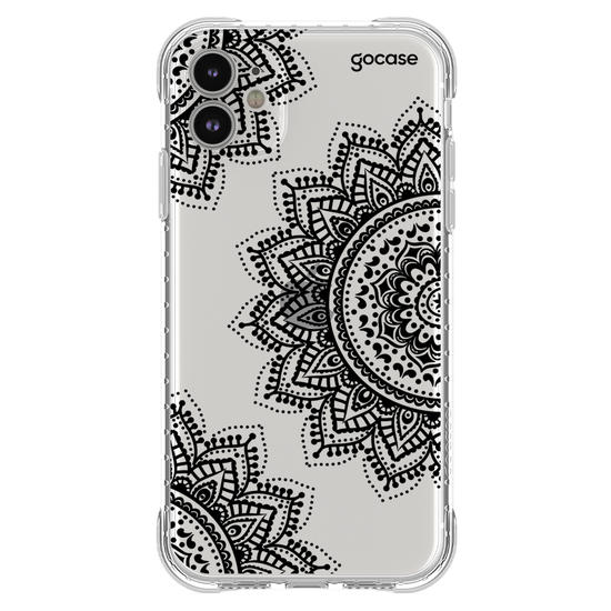 Capinha para celular Black Mandala