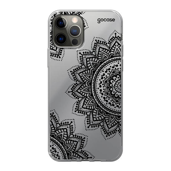 Black Mandala Phone Case