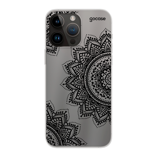 Black Mandala Phone Case