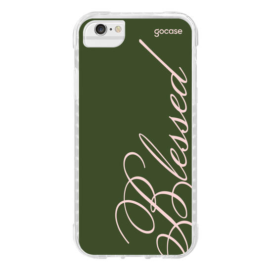 Capinha para celular  Blessed Cursive