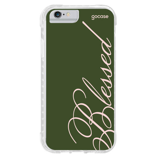 Capinha para celular  Blessed Cursive