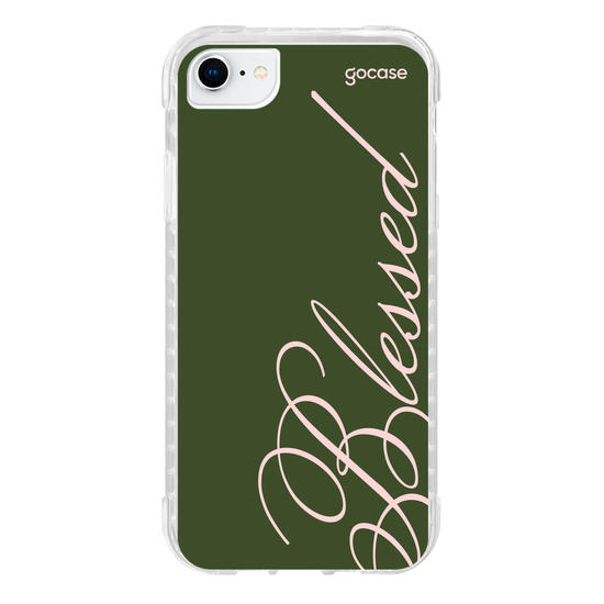 Capinha para celular  Blessed Cursive