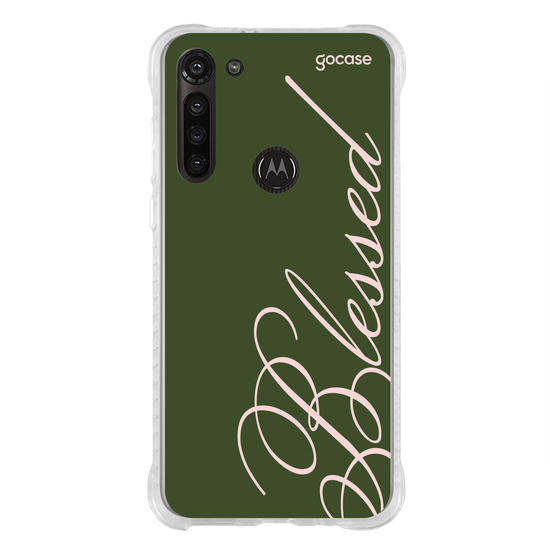 Capinha para celular  Blessed Cursive