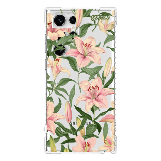 Capinha para celular  Blooming Lilies