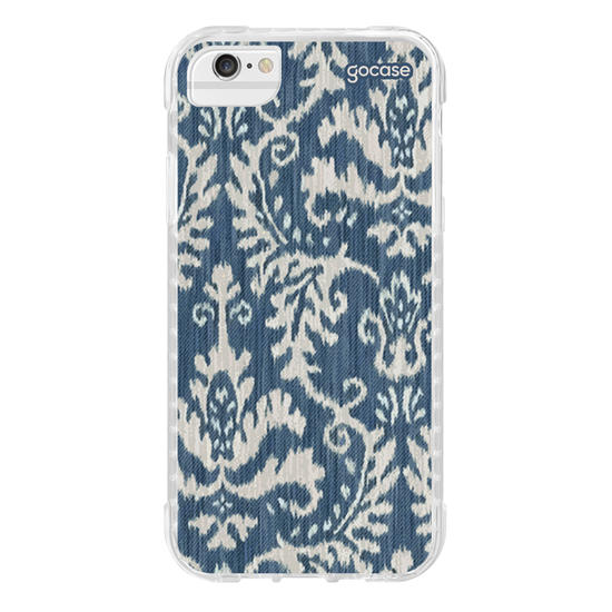 Capinha para celular  Blue Boho Pattern