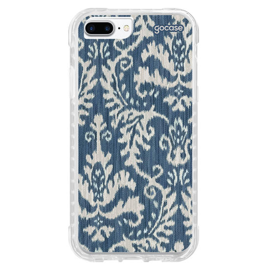 Capinha para celular  Blue Boho Pattern