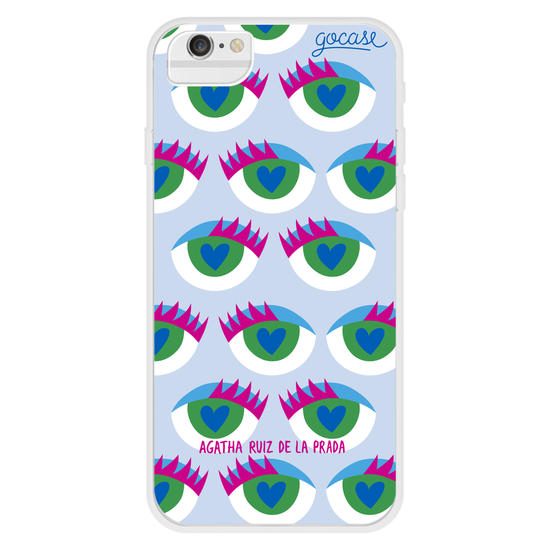 Blue eyes pattern Phone Case