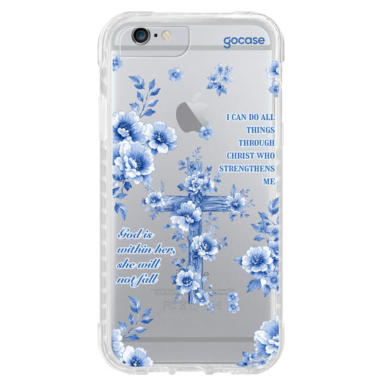 Capinha para celular  Blue Faith