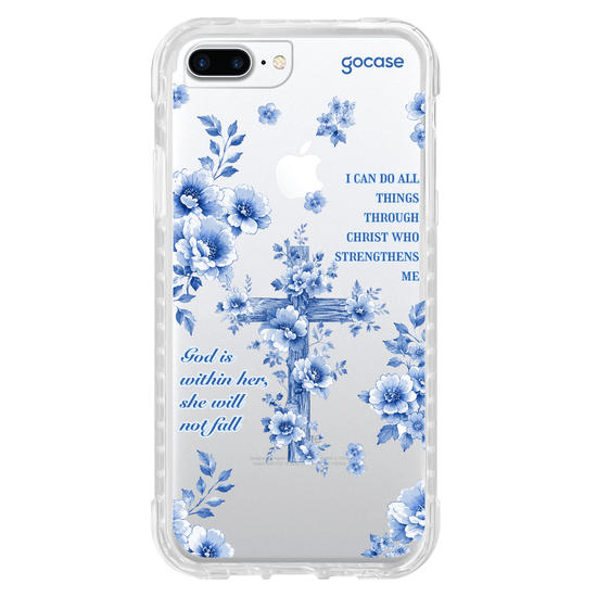 Capinha para celular  Blue Faith