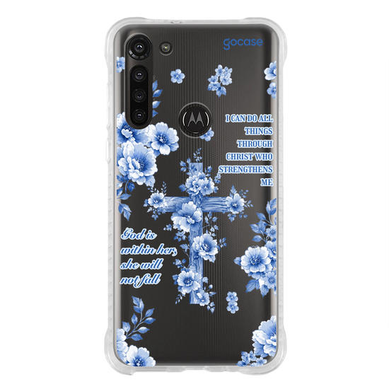Capinha para celular  Blue Faith