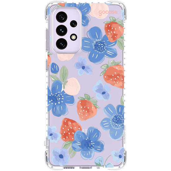 Blue Flowers Strawberry
