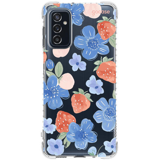 Blue Flowers Strawberry