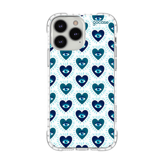 Capinha para celular  Blue Heart Eyes