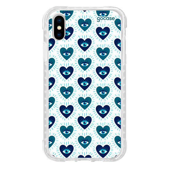 Capinha para celular  Blue Heart Eyes