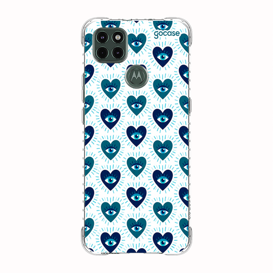 Capinha para celular  Blue Heart Eyes