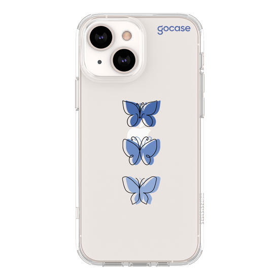 Blue Line Butterfly Phone Case