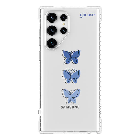 Capinha para celular Capinha Para Celular -  Borboletas Azuis Linha