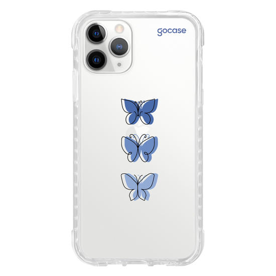 Capinha para celular Capinha Para Celular -  Borboletas Azuis Linha