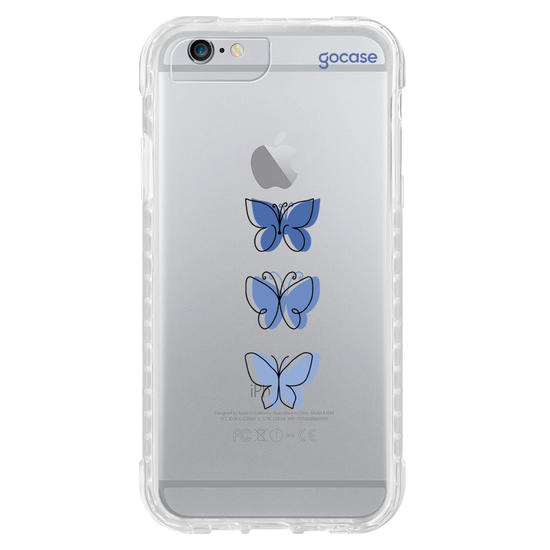 Capinha para celular Capinha Para Celular -  Borboletas Azuis Linha