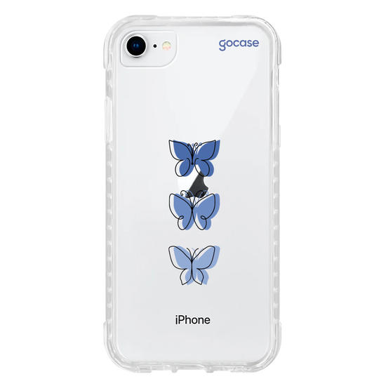 Capinha para celular Capinha Para Celular -  Borboletas Azuis Linha