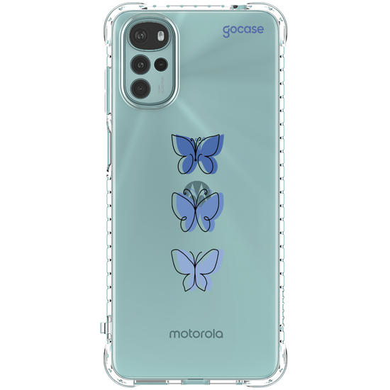 Capinha para celular Capinha Para Celular -  Borboletas Azuis Linha