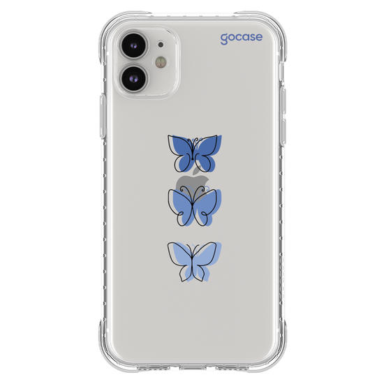 Capinha para celular Capinha Para Celular -  Borboletas Azuis Linha