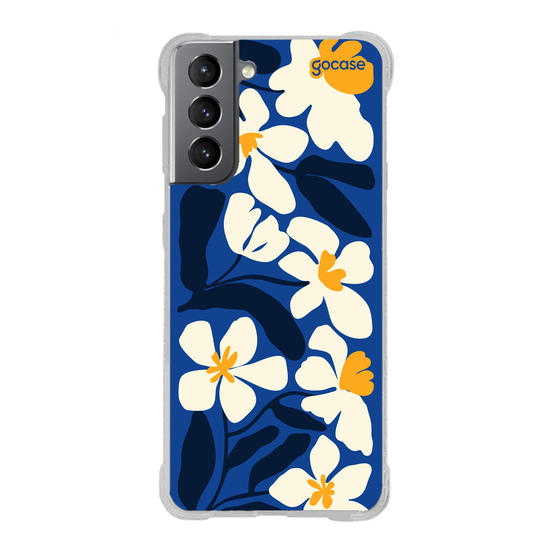 Capinha para celular  Blue Matisse Flowers