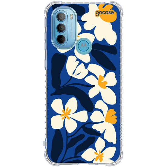 Capinha para celular  Blue Matisse Flowers