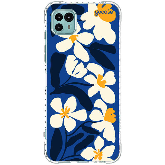 Capinha para celular  Blue Matisse Flowers