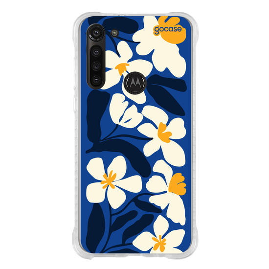 Capinha para celular  Blue Matisse Flowers